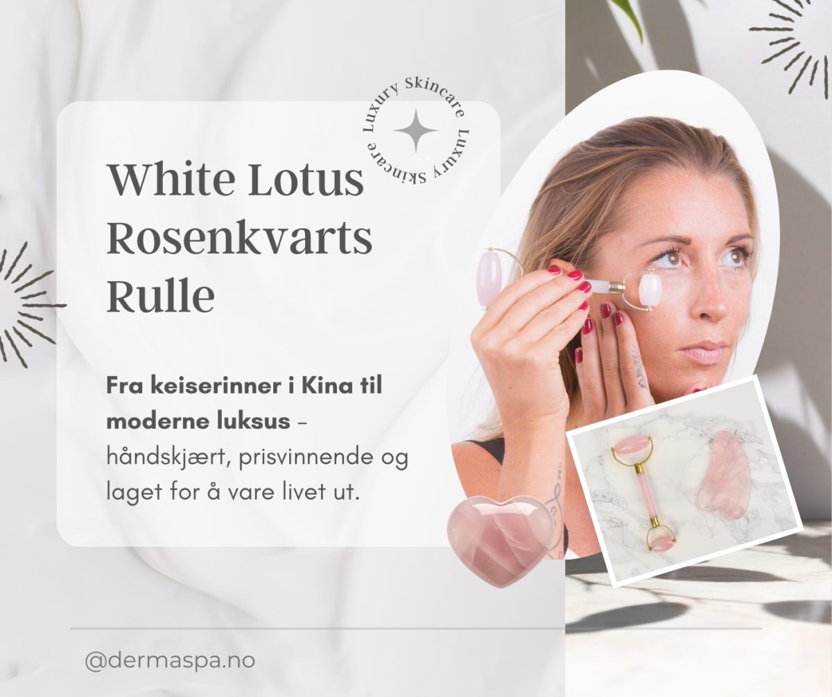 White lotus rosenkvarts rulle dobbel002B